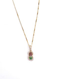 Watermelon Tourmaline Necklace F368PH20C250073C