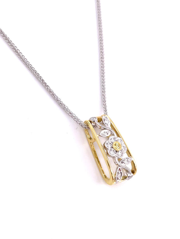 Classic Simon G Floral Necklace A846MP1272