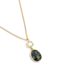 Jorge Revilla Spain Moss Agate and Green Amethyst Necklace F351CG129780/MUO