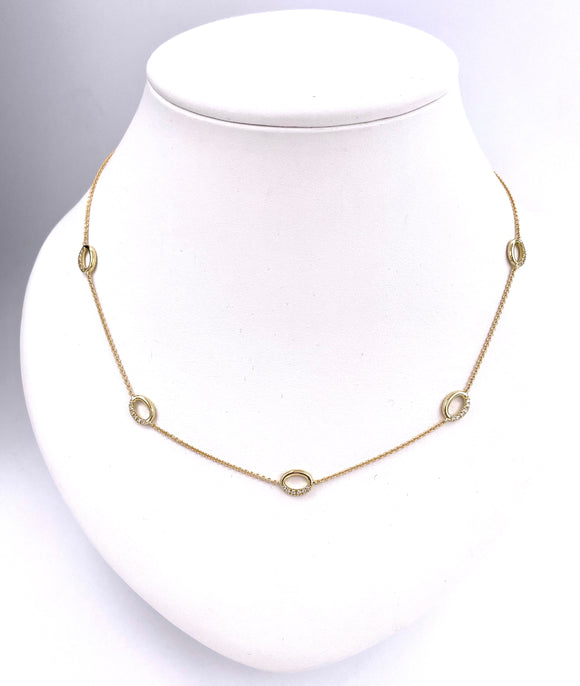 Simon G Diamond Station Necklace A846LN4050