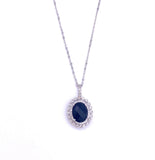 Black Onyx and Diamond Necklace F401N026210BLOX