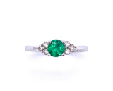 Emerald Ring With Diamond Accents C245HDR1170EWB