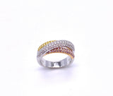 Tri-Color Diamond Ring A093KR22-1