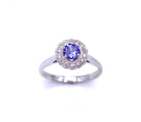 Round Tanzanite and Diamond Ring C330B345115