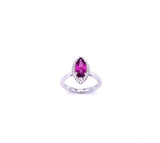 Marquis Shaped Rhodolite Garnet and Diamond Ring C038LCK30164RGAR